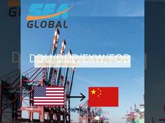 FCL sea freight service from USA to Guangzhou, China for international trade logistics