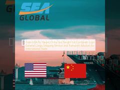 From USA To Tianjin, China Sea Freight Full Container Load General Cargo Shipping Service and Transport Solution for International Trade