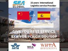 Spain LCL Cargo China Sea Freight to Spain DDP Door to Door
