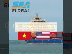 Expert sea freight shipping from Vietnam to USA Los Angeles full container load services optimized for business logistics