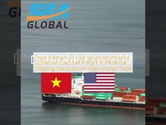 From Vietnam To USA Savannah Port  Full Container Load Sea Freight Professional Shipping Solutions For International Trade