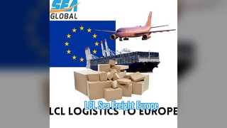 LCL Sea Freight Europe Door Door DDP Shipping