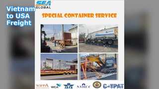 Vietnam to USA Ocean Freight FCL Shipping